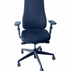 FAUTEUIL ASSISE ET DOSSIER TISSUS NOIR  ACCOUDOIRS 3D TRANSLATION